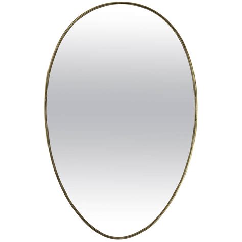 egg shaped modern italian mirror  stdibs