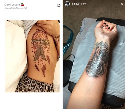 Demo Lovato’s New Tattoos I’m ‘addicted’ To Ink — See Pics Hollywood