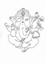 Coloring Pages Ganesha Print Wonder sketch template