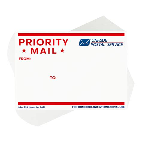 priority mail stickers red stripes  pcs unfadecom