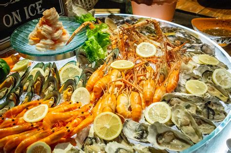 friday seafood buffet at twenty seven bites brasserie radisson blu