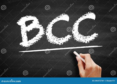 bcc blind carbon copy   sender   message  conceal  person entered   bcc