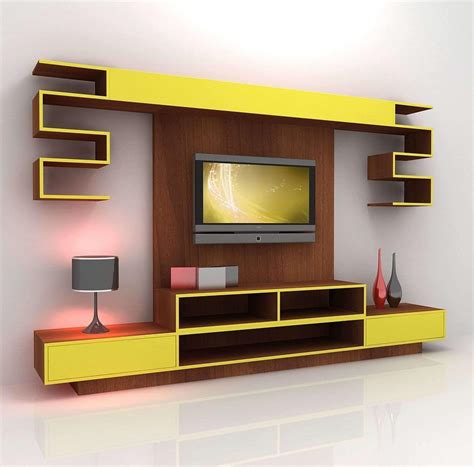 stylish led tv wall panel designs   living room