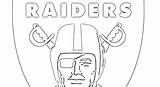 Raiders Coloring Logo Pages Oakland Template sketch template