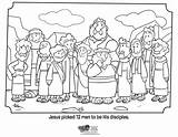 Coloring Disciples Jesus Pages Bible His Apostles Kids Twelve Whatsinthebible Sheets Calling Sheet Teaching Printable Colouring Activity Clipart Sunday School sketch template