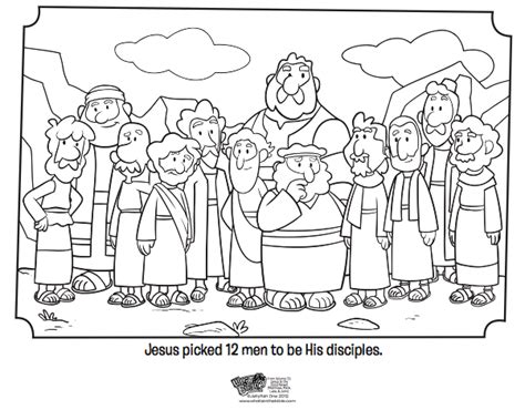 names  jesus  disciples coloring pages coloring home