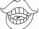 Coloring Teeth Mouth Pages Vampire Clipart Lips Drawing Anatomy Clipartmag Popular Lip Dental Outline sketch template