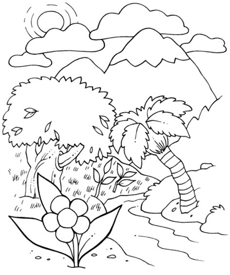creation coloring page sundayschoolist