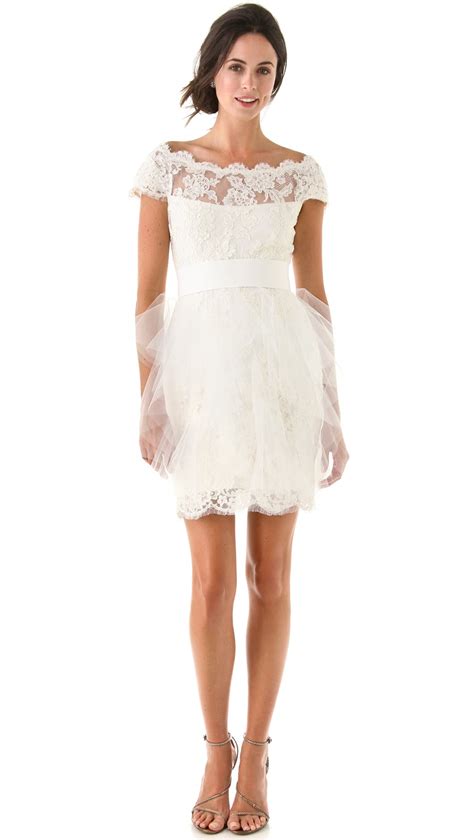 brainy mademoiselle white lace dress