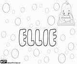 Ellie Coloring Name Pages Felix Names Diminutive Girl Printable Countries Many Oncoloring sketch template