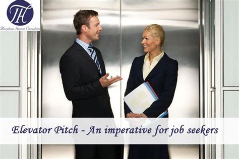 elevator pitch  imperative  job seekers elevatorpitch