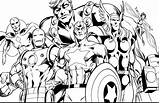 Marvel Coloring Pages Awesome Getdrawings sketch template