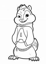 Coloring Pages Chipmunks Alvin Printable Colouring Kids Chipette Eleanor Print Sheets Template Chipwrecked Library Clipart Popular Coloringhome sketch template