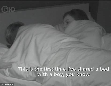 big brother s danielle snuggles with winston for very first time