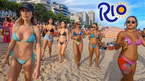 Rio De Janeiro Leblon Brazil 🇧🇷 Busy Carnival Beach Party Film February