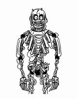 Endoskeleton Springtrap Endos Stylised sketch template
