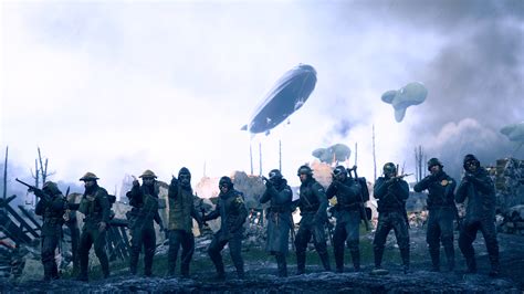 battlefield  soldiers zeppelin army guns  hd games  wallpapers images backgrounds