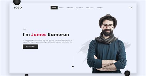 personal website  html  css