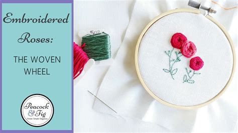 hand textiles embroidered roses  embroidery instructions
