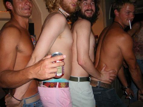 Gay male orgy