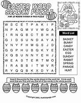 Easter Word Printable Search Coloring Kids Puzzle Pages Searches Puzzles Games Maze Party Print Bunny Printables Intermediate Colouring Worksheets Sheets sketch template
