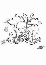 Easter Egg Hunt Coloring Pages Drawing Sketch Bunny Colouring Getcolorings Funky Color Getdrawings Paintingvalley sketch template