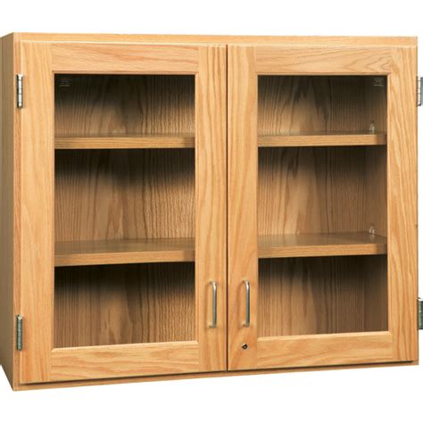 diversified woodcrafts wall cabinets  glass doors  schoolsin