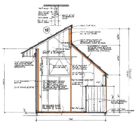 clerestory shed plans blueprints  storage shed