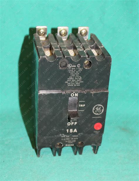 ge general electric   tey circuit breaker   amp  phase p bolt  ebay