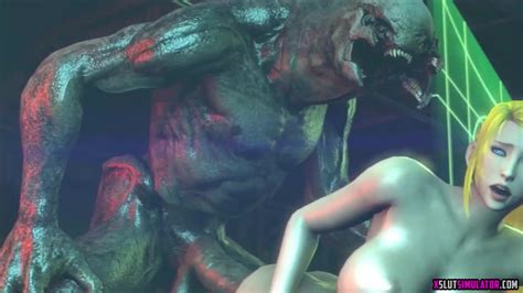 3d Toon Vids Samus Aran Takes Huge Alien Dick In The Ass
