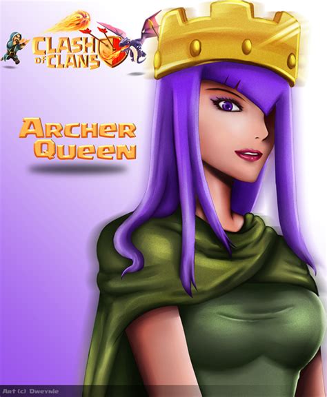 Archer Queen Coc By Dweynie On Deviantart