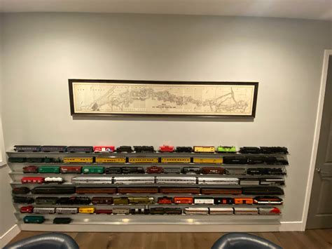 train display shelf set       scale etsy model train