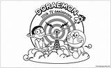 Pages Nobita Doraemon Coloring Color Online Kids Print sketch template