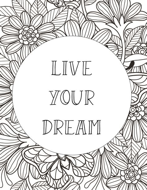 inspirational quotes coloring pages printable printable world holiday