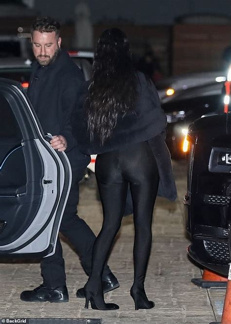Kim Kardashian Is An Edgy Vixen In Head To Toe Black For Dinner At Nobu