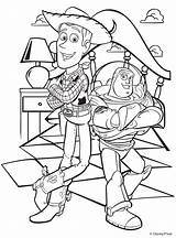 Coloring Pages Toy Disney Story Characters Printable Sheets Color Book Kids Print Woody Cartoon Animation Crayola Buzz Easy Colorear Para sketch template