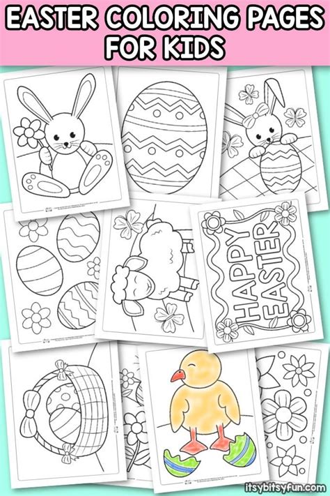 printable easter coloring pages  kids easter printables