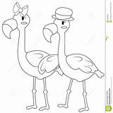 Flamingo Coloring Pages Cute Pink Flamingos Printable Color Sheets Thundermans Getdrawings Kids Print Tropical Getcolorings Google Drawing Search Template Marvelous sketch template