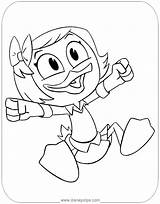 Ducktales Webby Disneyclips Vanderquack Goodies Mcquack Launchpad Dibujos Cheering sketch template