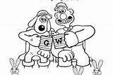 Wallace Gromit Coloring Pages sketch template