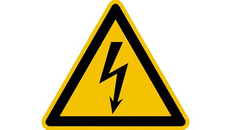 warnschild elektrische spannung aluminium mm iso  st