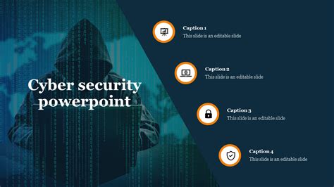 cyber security powerpoint  template designs