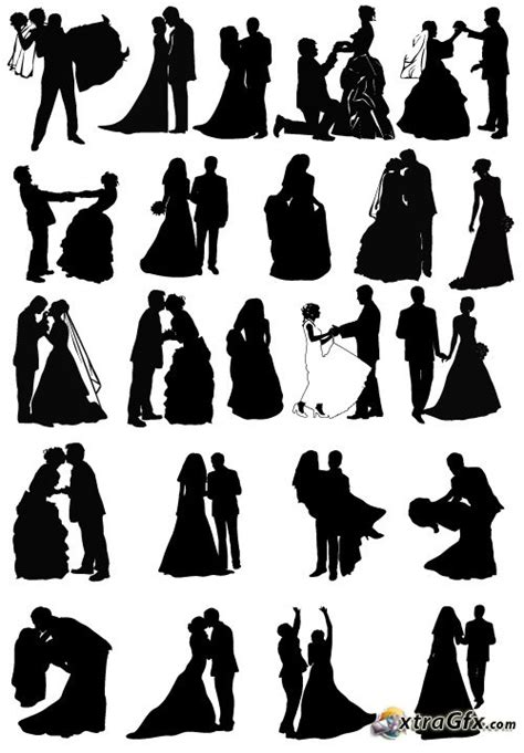 Easy Couple Silhouette Clipart 20 Free Cliparts Download