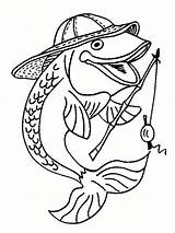 Poisson Fisherman Fishing Coloriage Dessin Poissons Imprimer Adore Petit Ciel Realisticcoloringpages sketch template