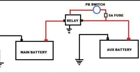 dule battery diagram  volt electrical wiring charging information pinterest
