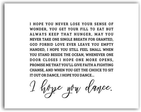 i hope you dance quote i hope you dance mother daughter quote journal