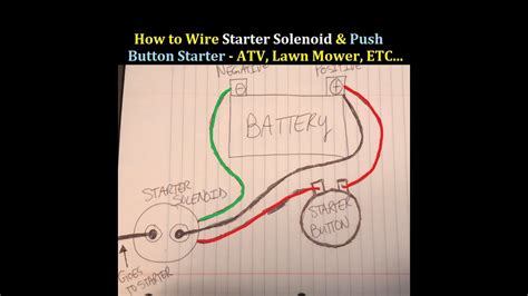 motor starter diagram start stop  wire control starting    pole starter solenoid