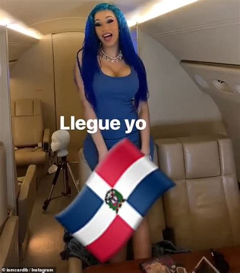 Cardi B Models Busty Dress As She Jets Out Of Puerto Rico With Offset