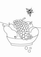 Malvorlagen Obst Obstschale Gestalten Drucken sketch template