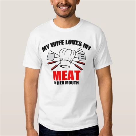 bbq my wife loves my meat tees zazzle